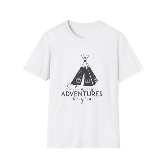 Let New Adventures Begin Tee | Motivational Treats