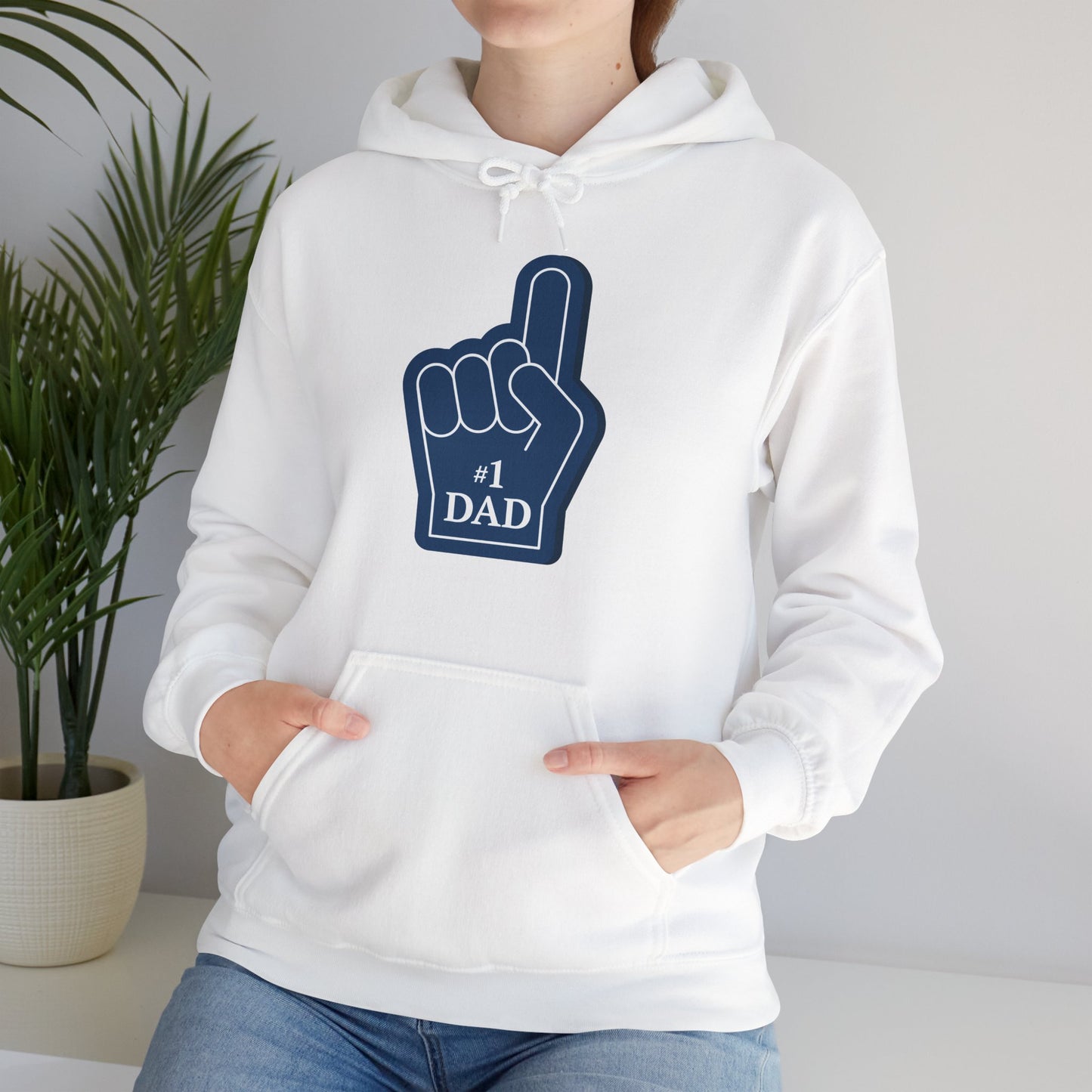 Father's Day Unisex Hooded Sweatshirt - No1 Dad Design