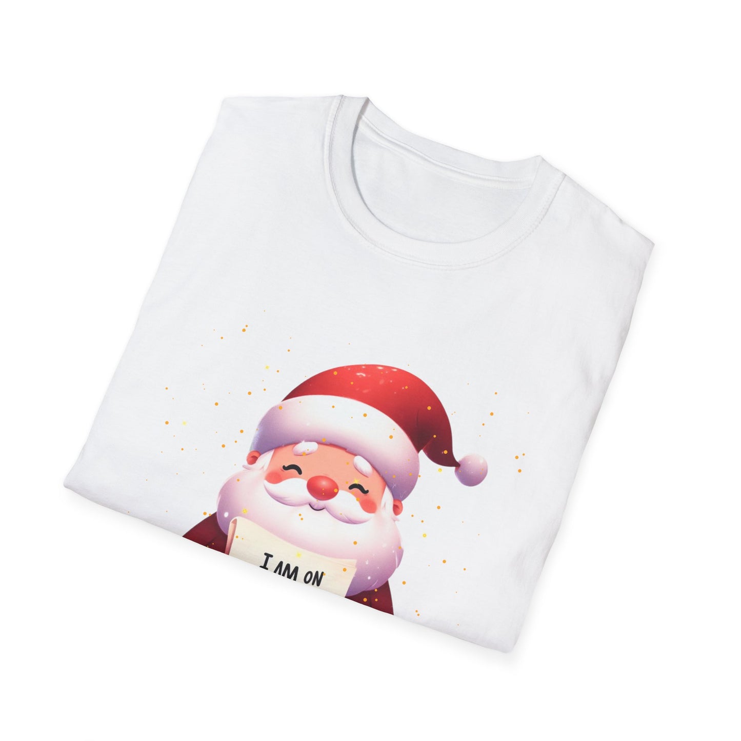 Christmas Unisex T-Shirt - Christmas Nice List Design