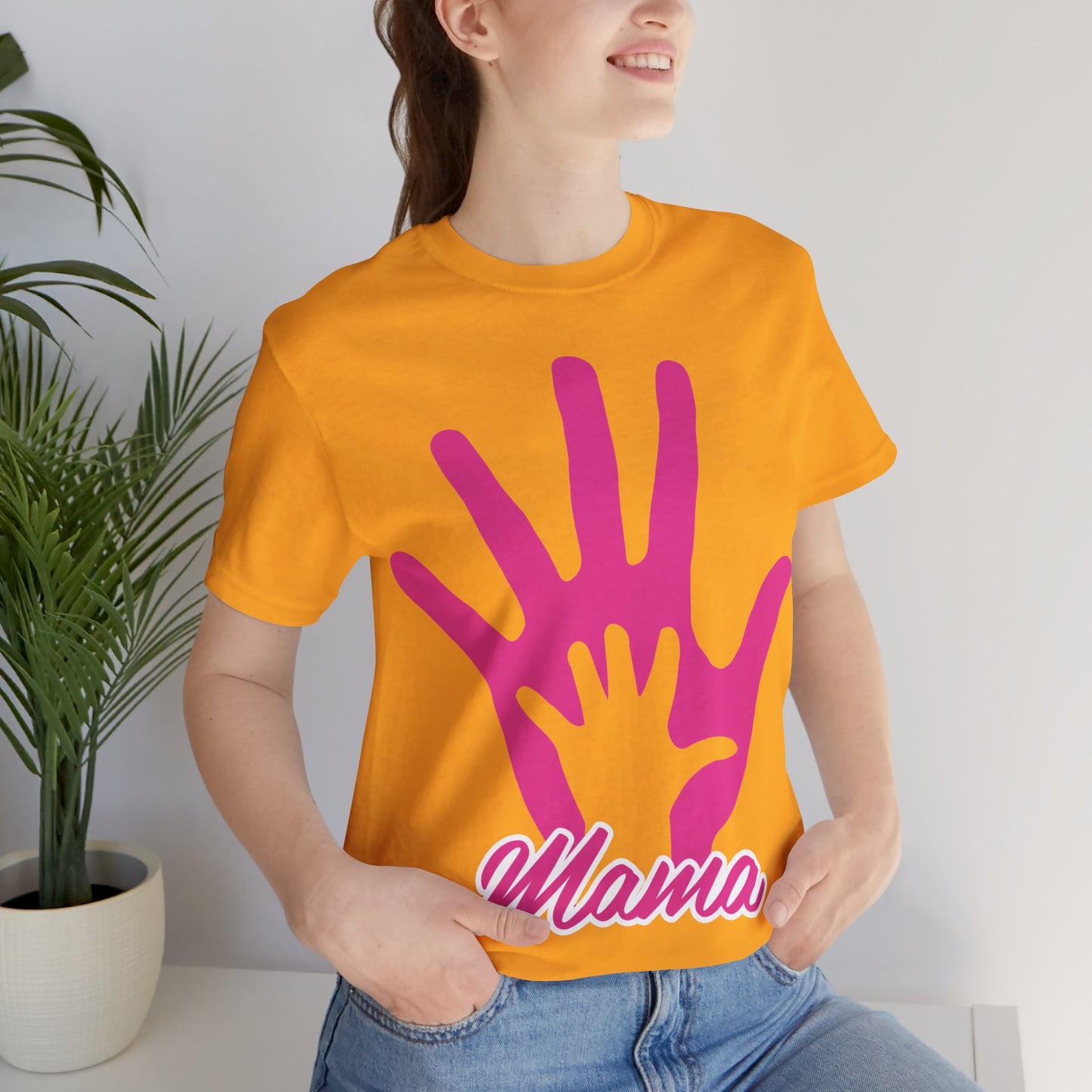 Mama's Hand Mother's Day Short Sleeve T-Shirt - Unisex