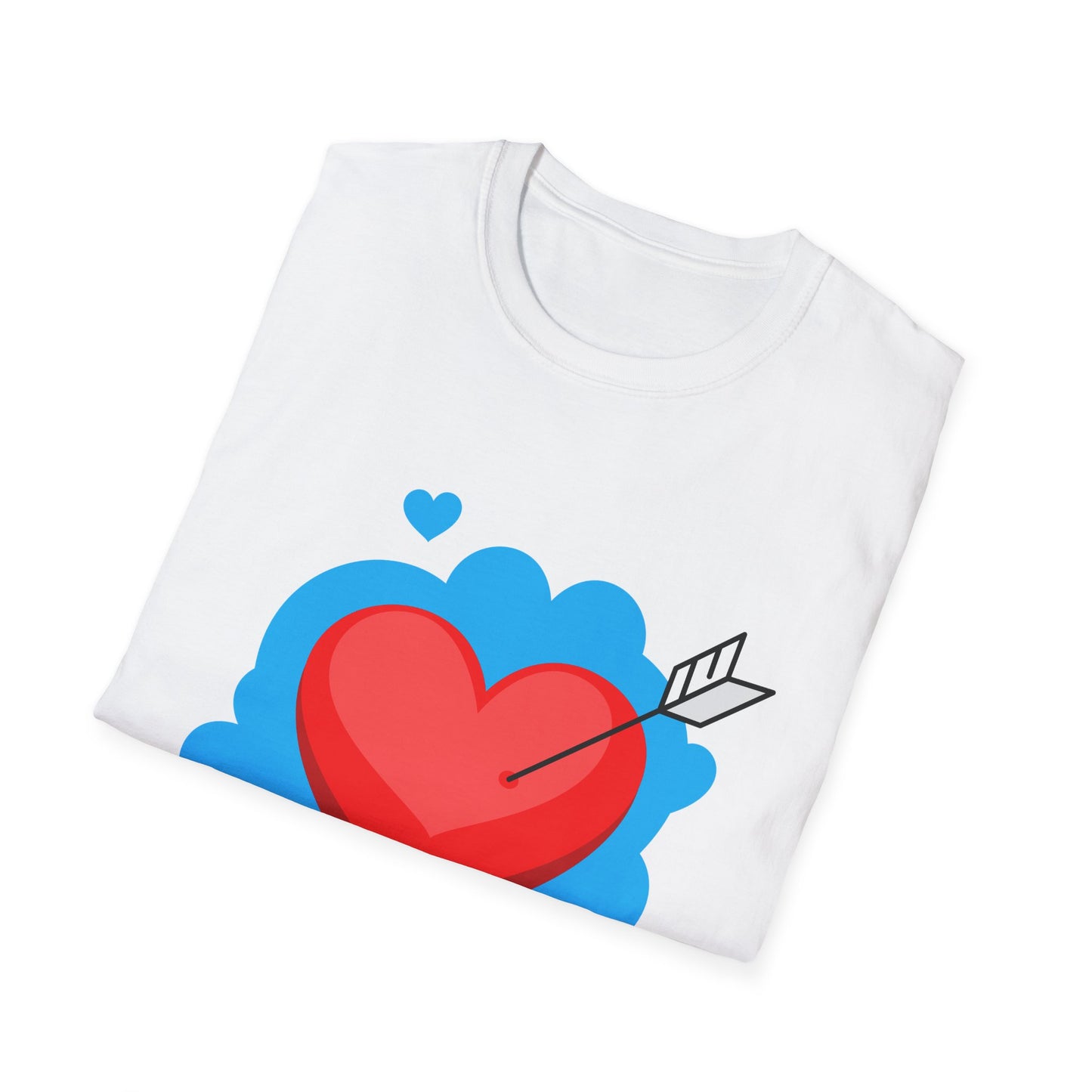 Valentine's Day Unisex T-Shirt - Simple Heart Design