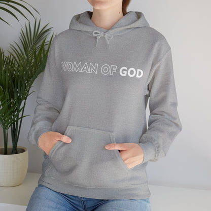 Christian Unisex Hooded Sweatshirt - Woman Of God Design