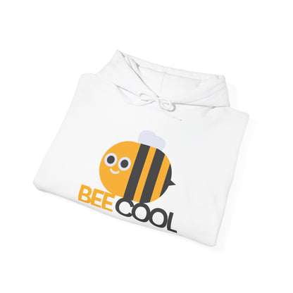 Motivational Unisex Hooded Sweatshirt - Bee Cool Design