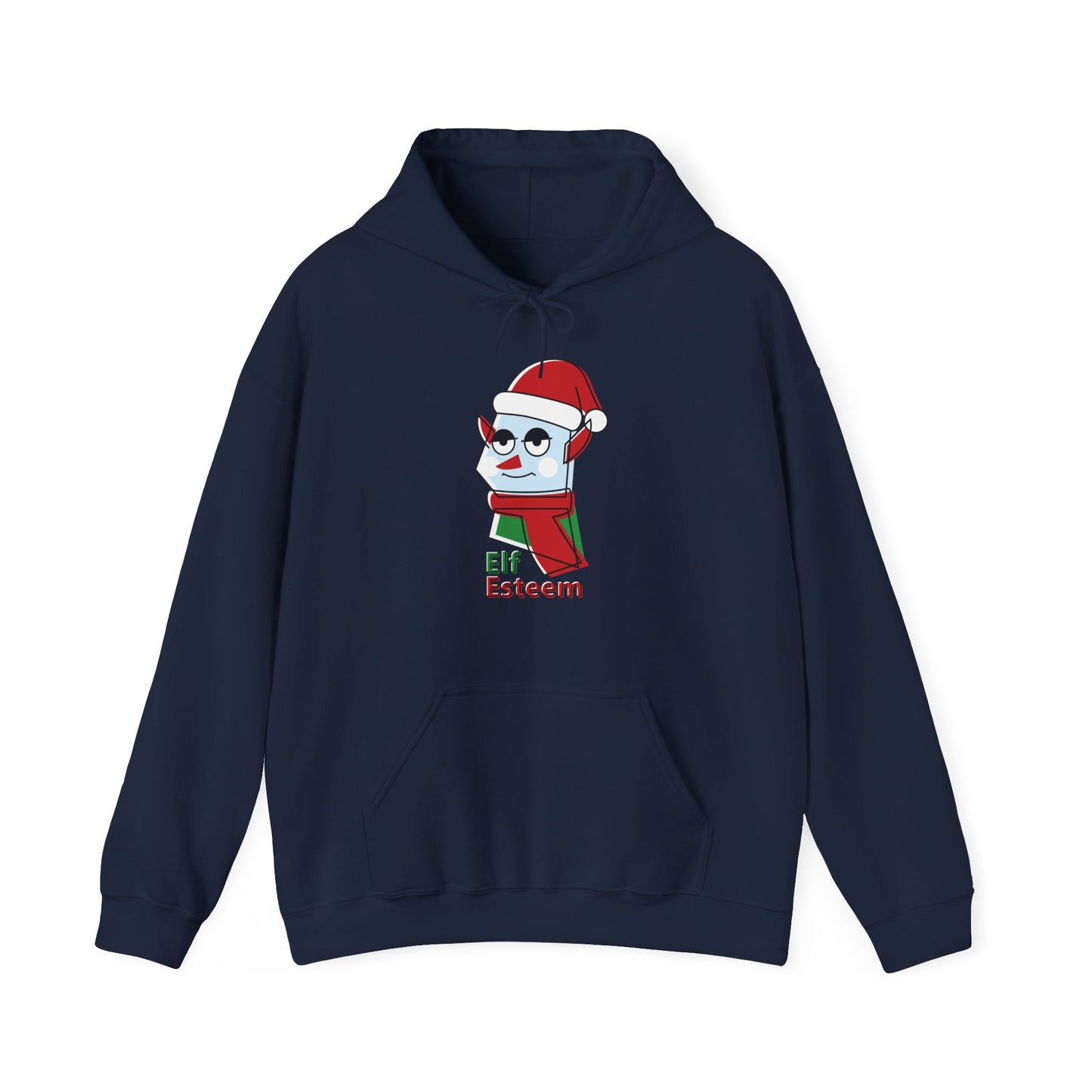 Christmas Unisex Hooded Sweatshirt - Elf Esteem Design