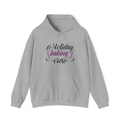 Christmas Unisex Hooded Sweatshirt - Holiday Baking Crew Design