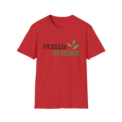 Motivational Unisex T-Shirt - Powered By Plants Design