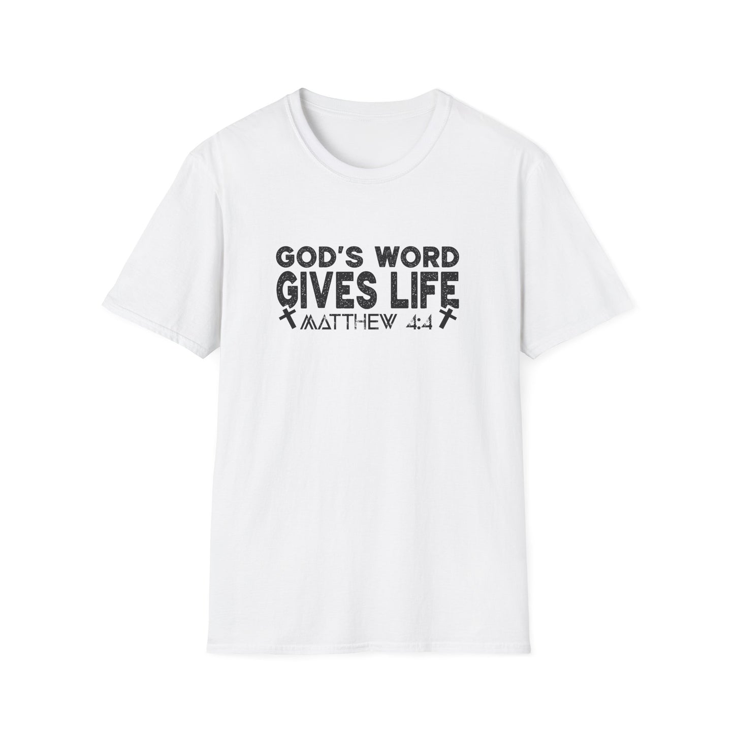 Christian Unisex T-Shirt - God's Word Gives Life Design