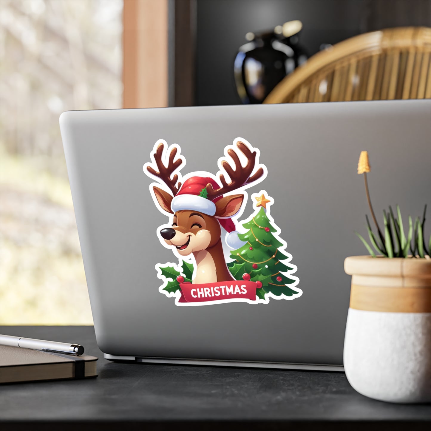 Christmas Reindeer Sticker