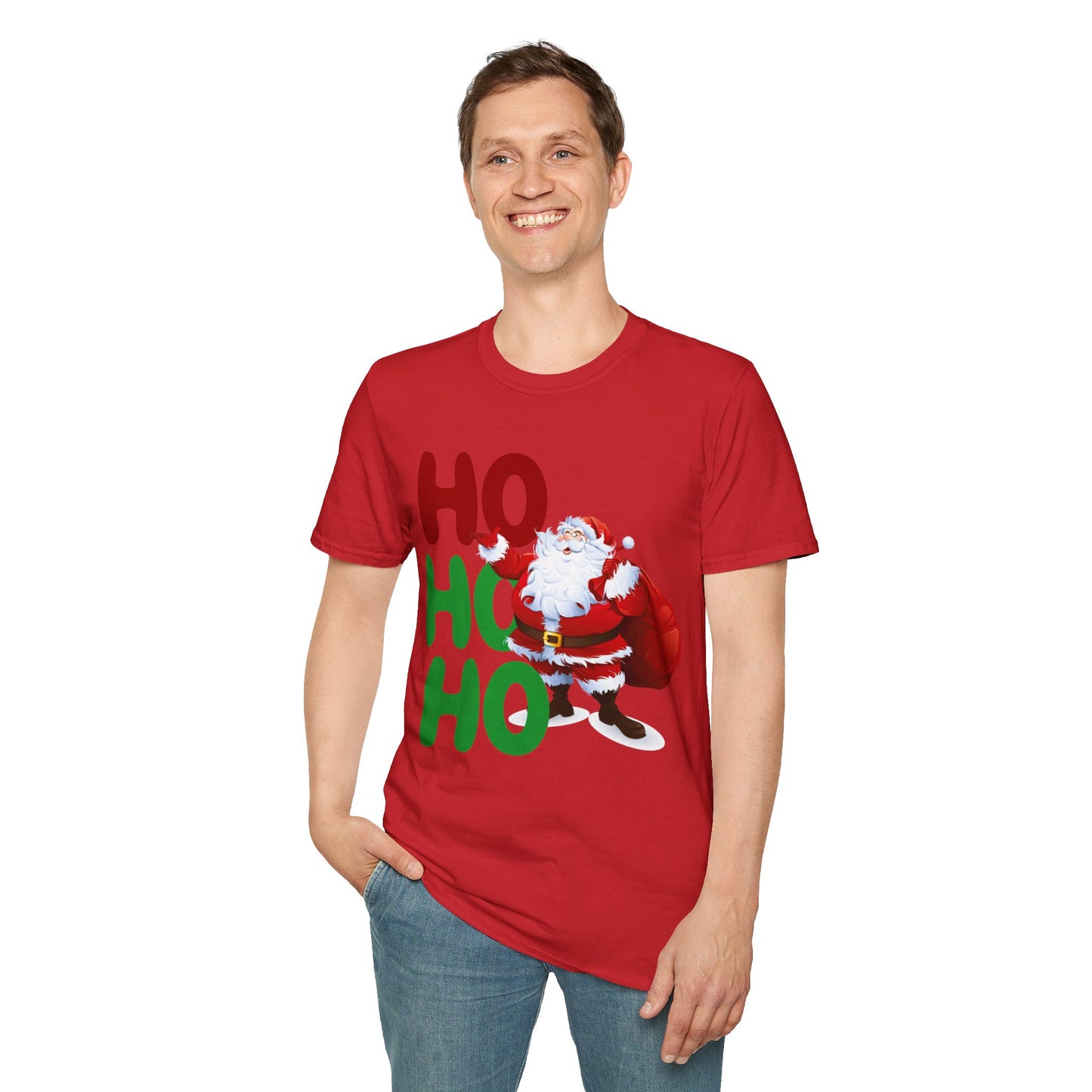 Christmas Unisex T-Shirt - Ho Ho Ho Design