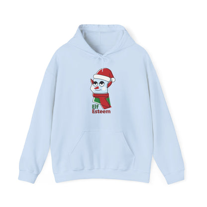 Christmas Unisex Hooded Sweatshirt - Elf Esteem Design