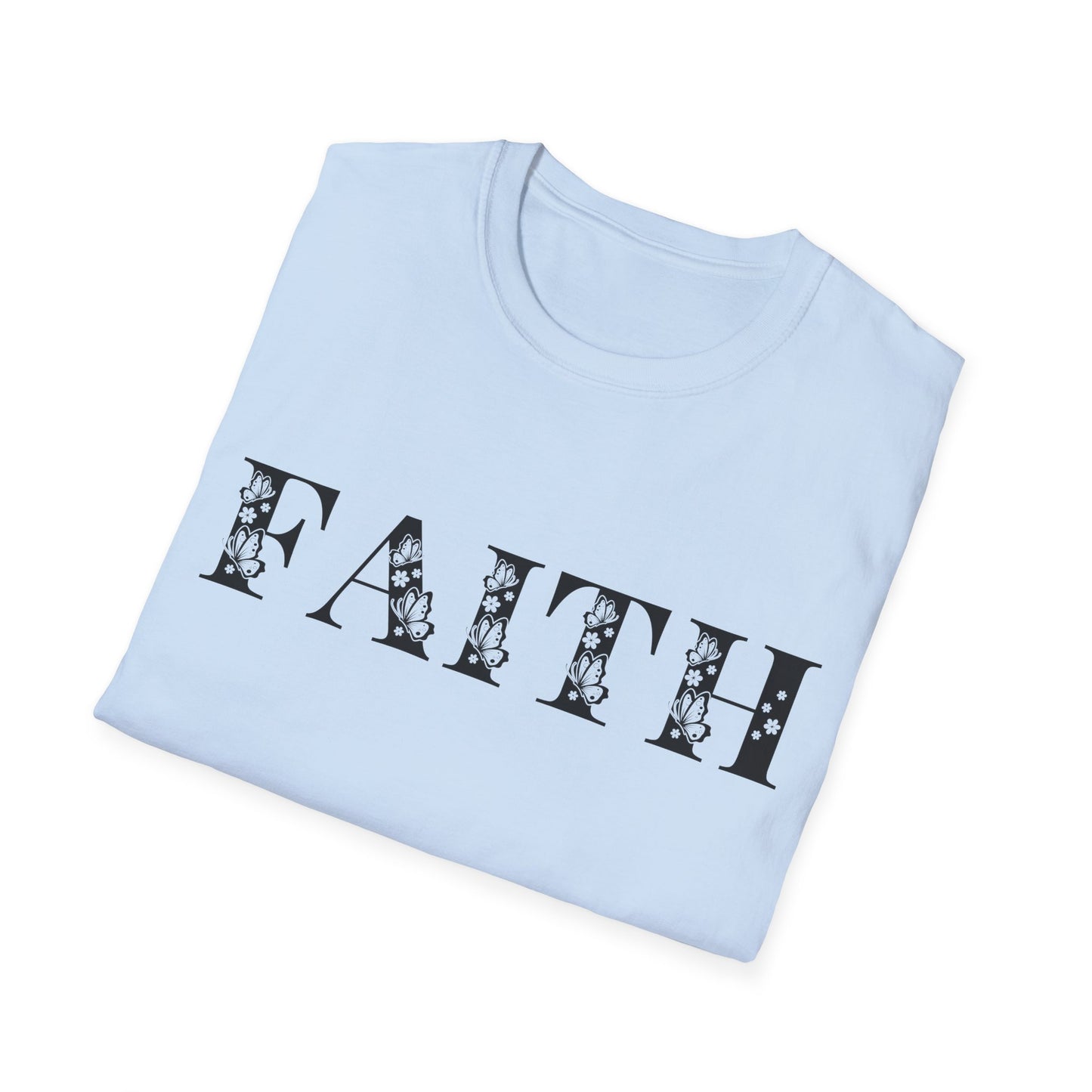 Christian Unisex T-Shirt - Faith Black Design