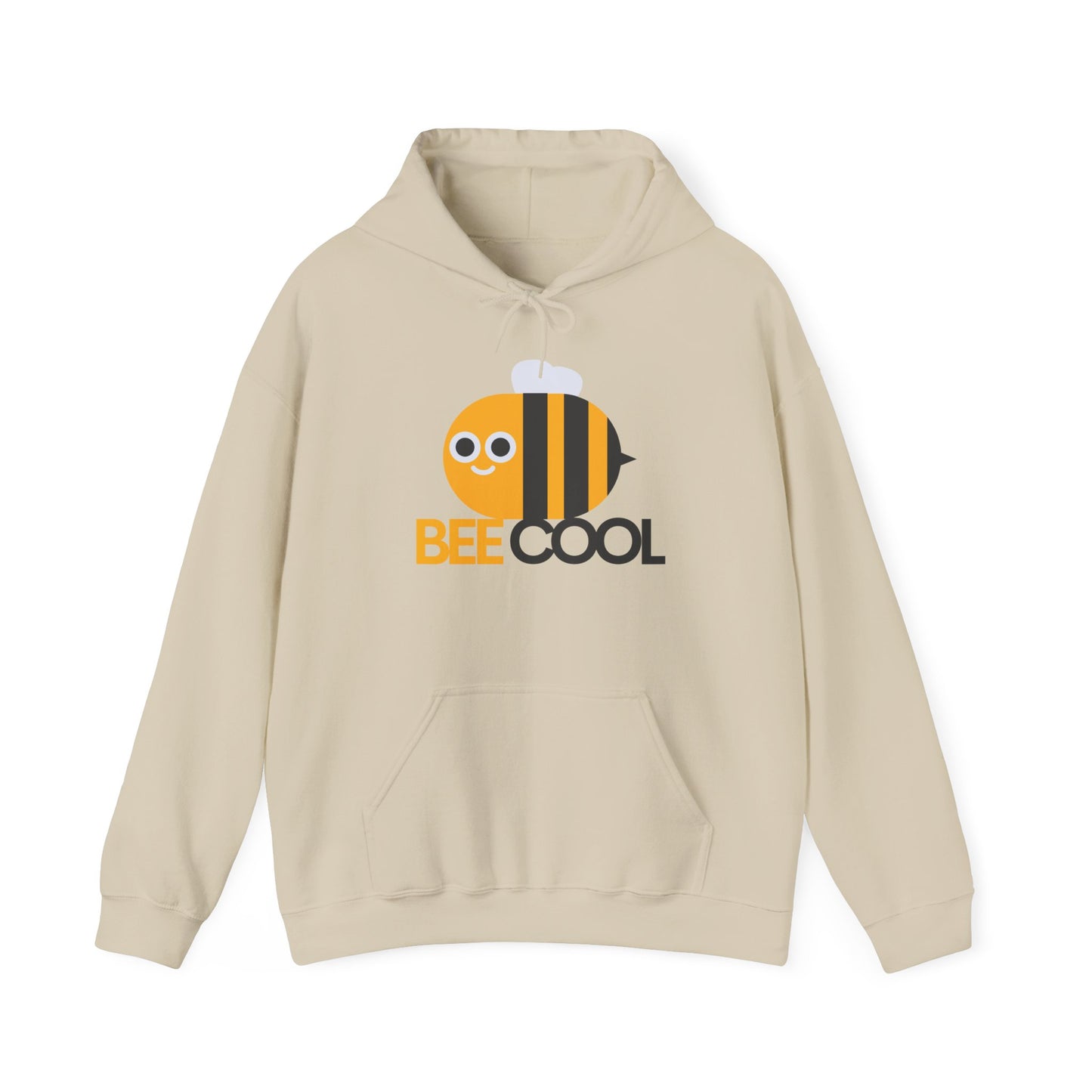 Motivational Unisex Hooded Sweatshirt - Bee Cool Design