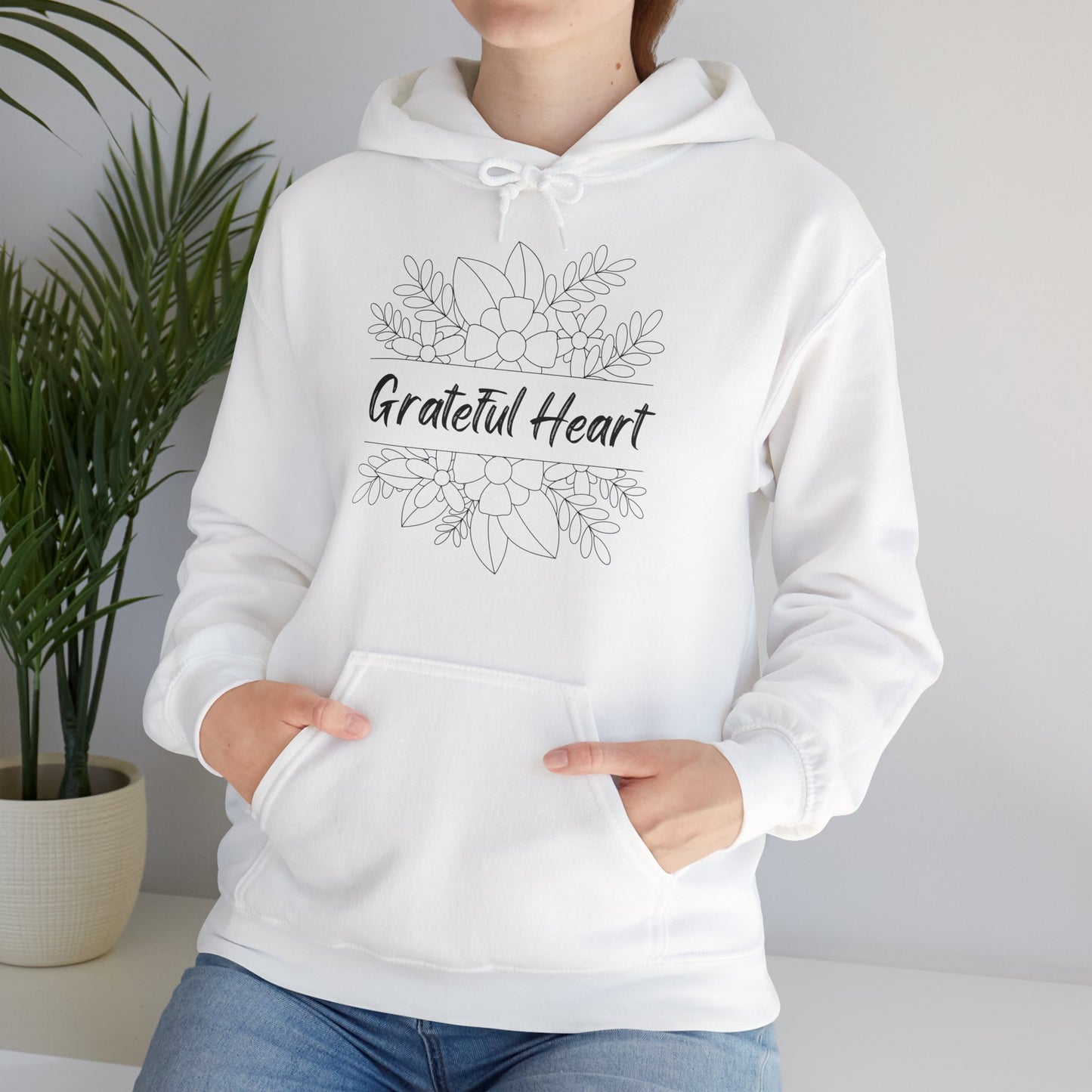 Christian Unisex Hooded Sweatshirt - Grateful Heart Design