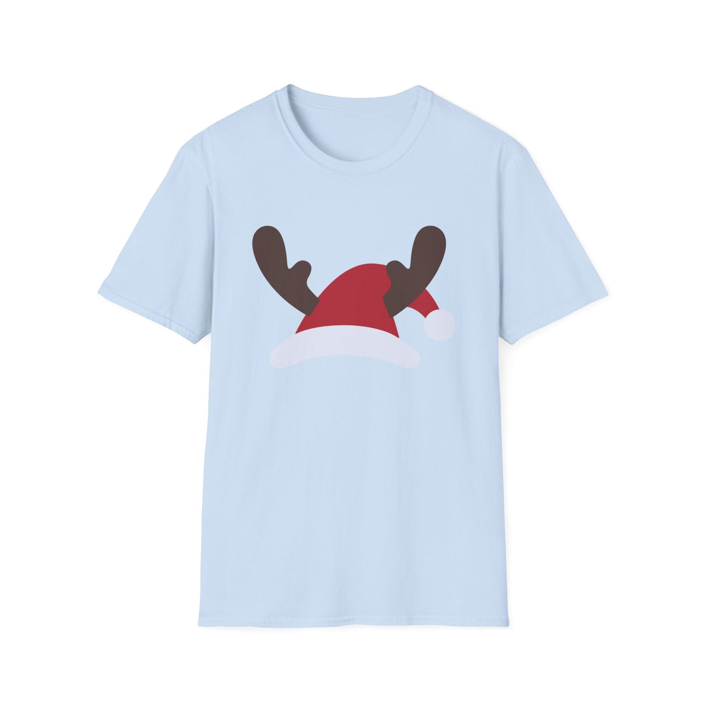 Christmas Unisex T-Shirt - Santa's Hat Design