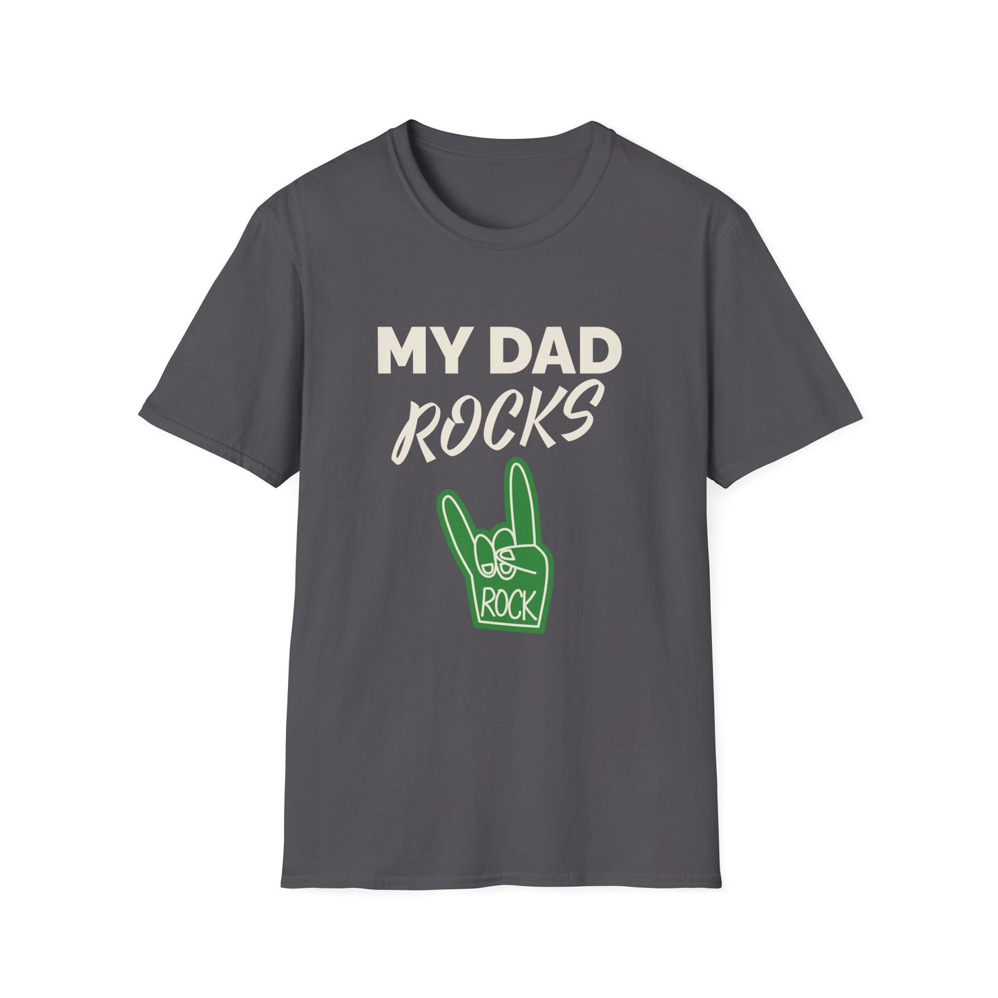 Father's Day Unisex T-Shirt - My Dad Rocks Design