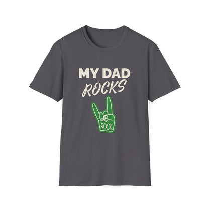 Father's Day Unisex T-Shirt - My Dad Rocks Design