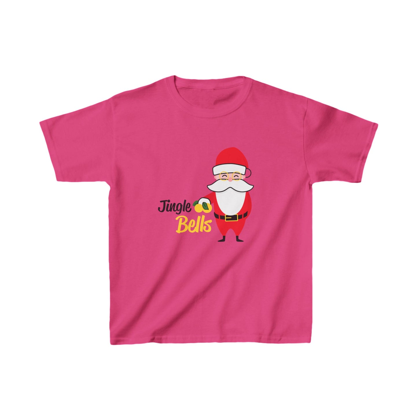 Christmas Unisex Kids T-Shirt - Jingle Bells Santa Design