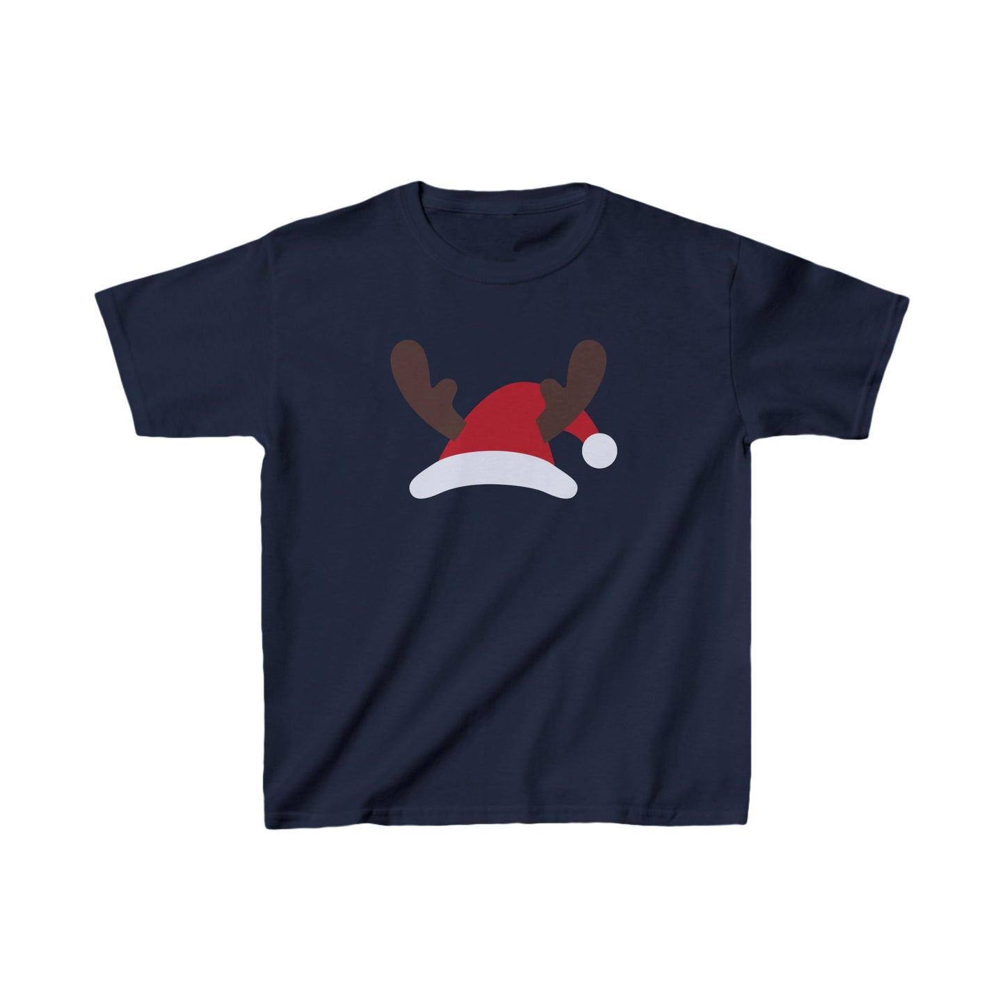 Christmas Unisex Kids T-Shirt - Santa's Hat Design