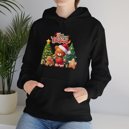 Festive Teddy Bear Christmas Hoodie - Unisex
