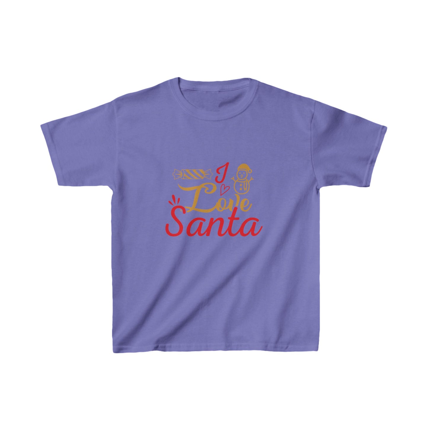 Christmas Unisex Kids T-Shirt - Love Santa Design