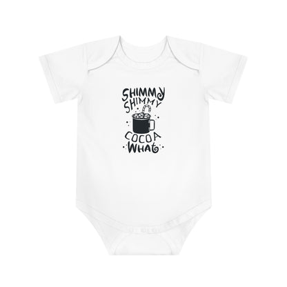 Christmas Baby Bodysuit - Shimmy Shimmy Cocoa What Design