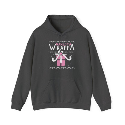 Christmas Unisex Hooded Sweatshirt - Gangsta Wrappa Design