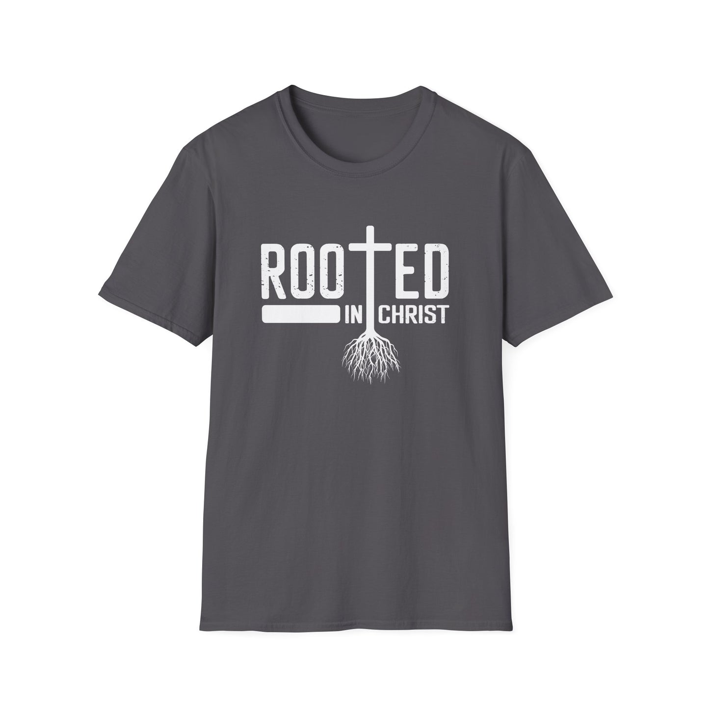 Christian Unisex T-Shirt - Rooted In Christ Design