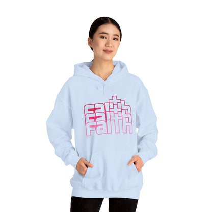 Christian Unisex Hooded Sweatshirt - Faith Echoes Design