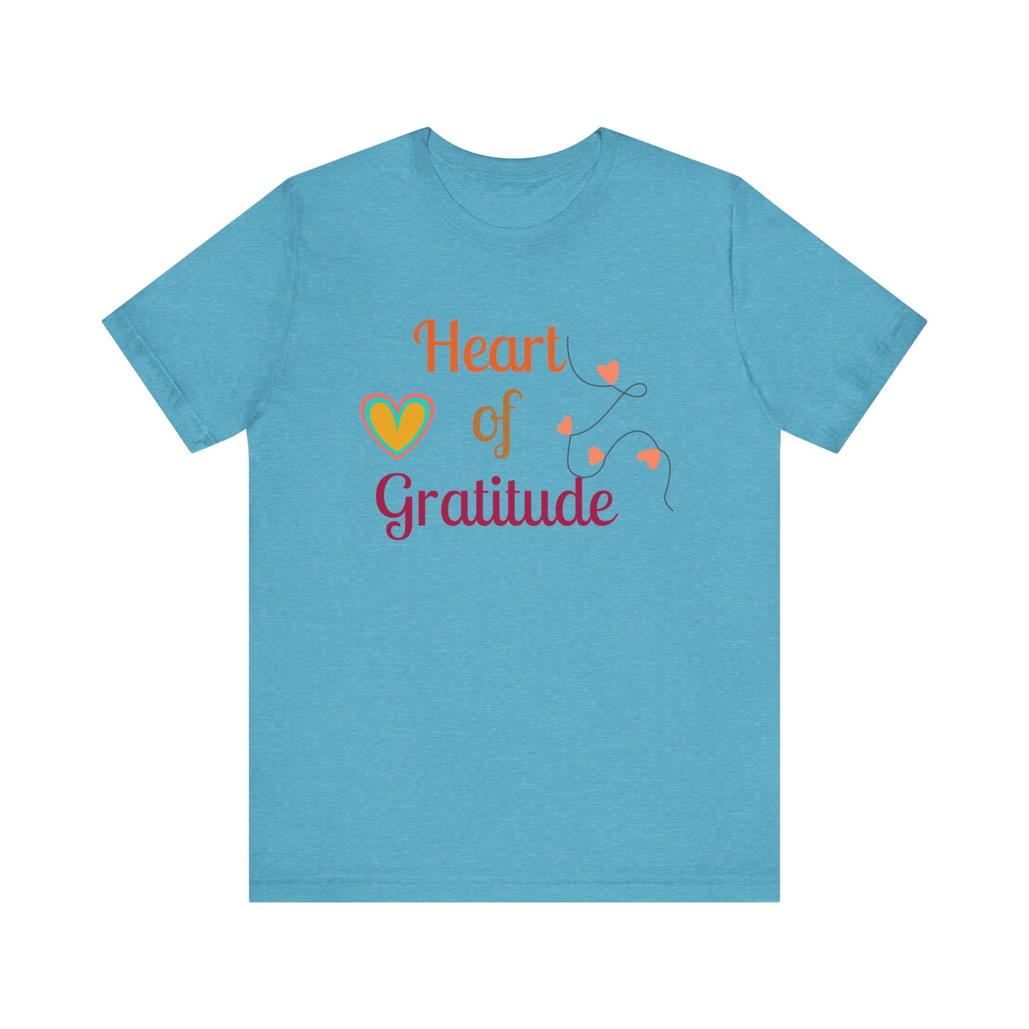 Heart of Gratitude on a String Thanksgiving T-Shirt - Unisex