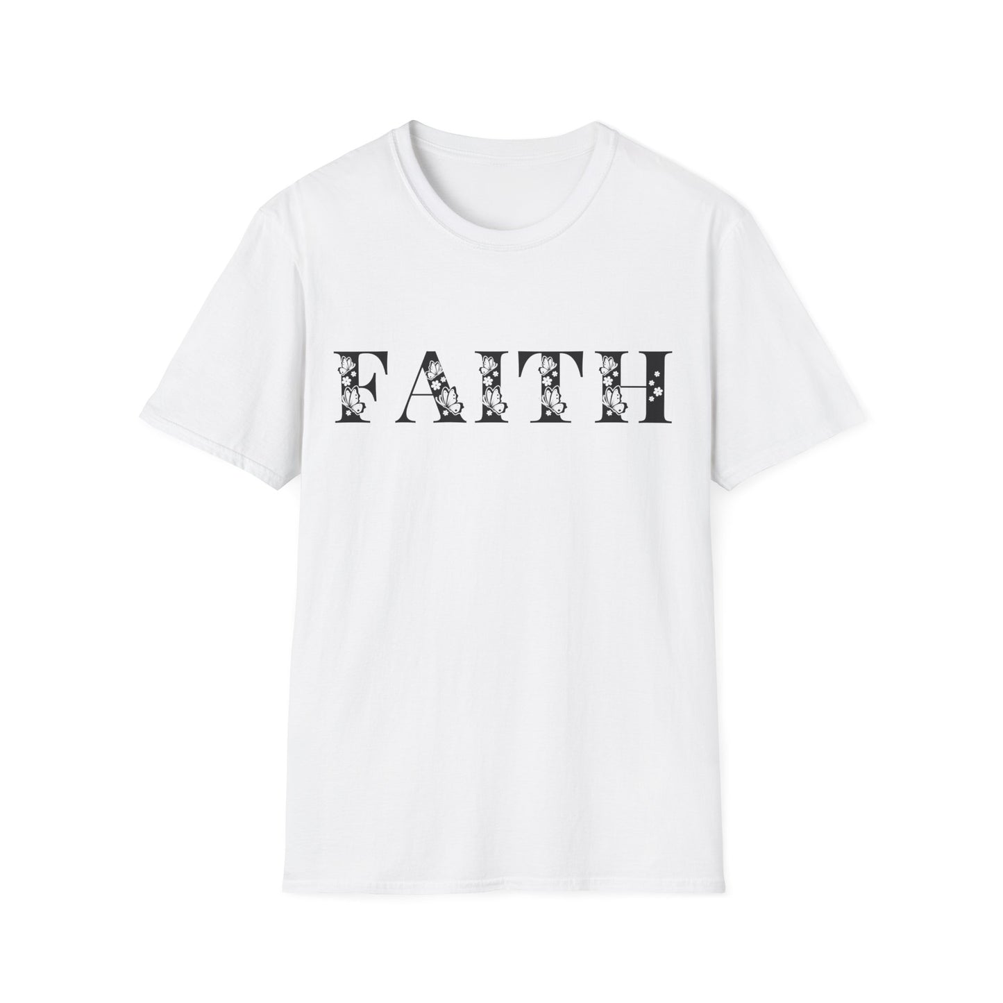 Christian Unisex T-Shirt - Faith Black Design