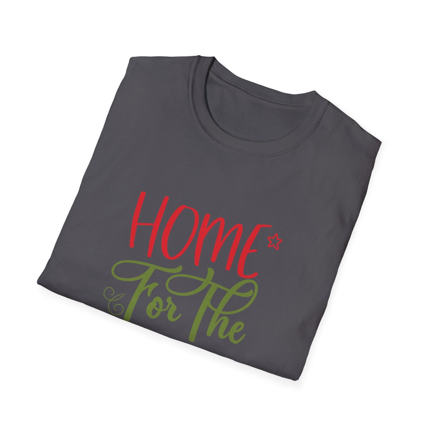 Christmas Unisex T-Shirt - Home For The Holidays Design