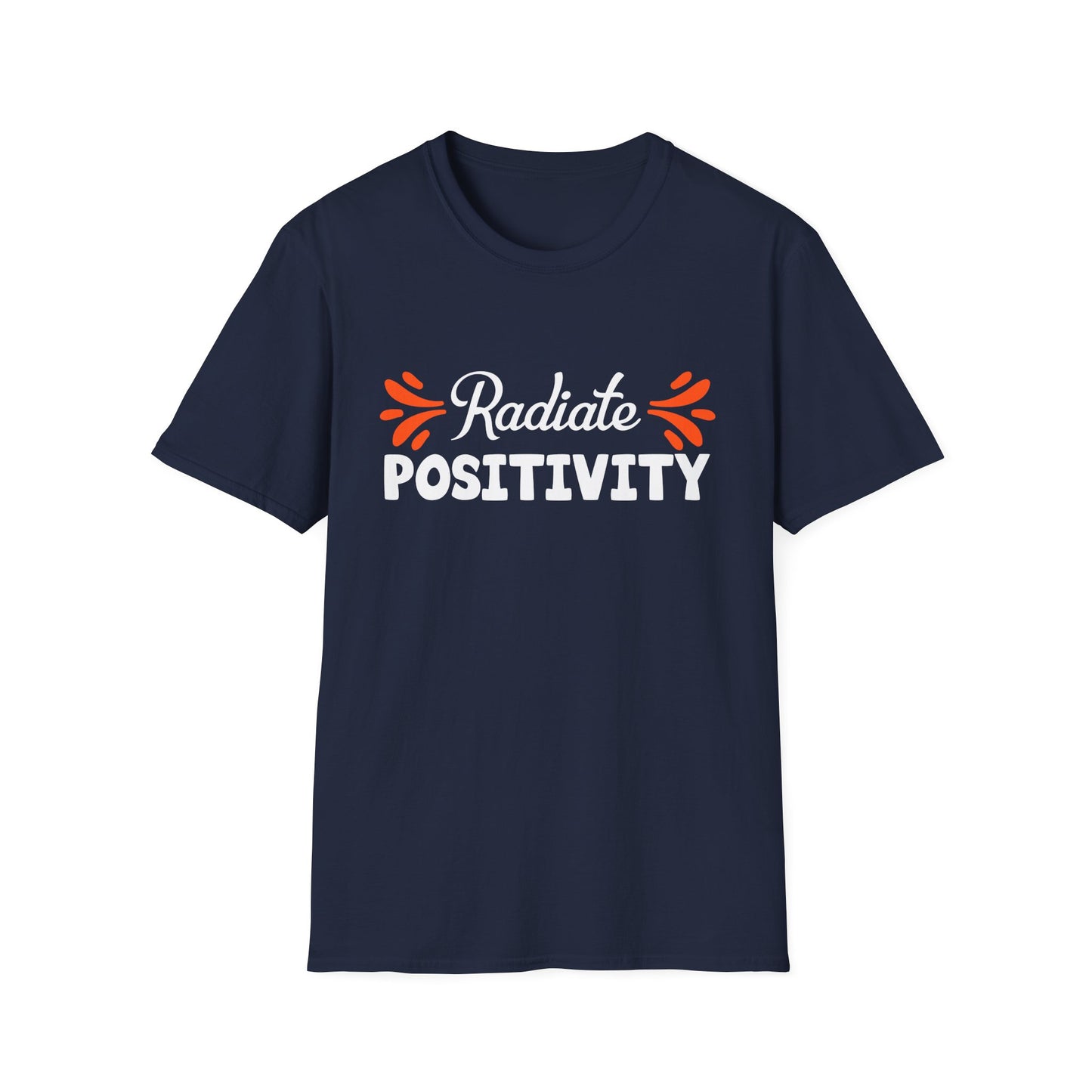 Motivational Unisex T-Shirt - Radiate Positivity Design