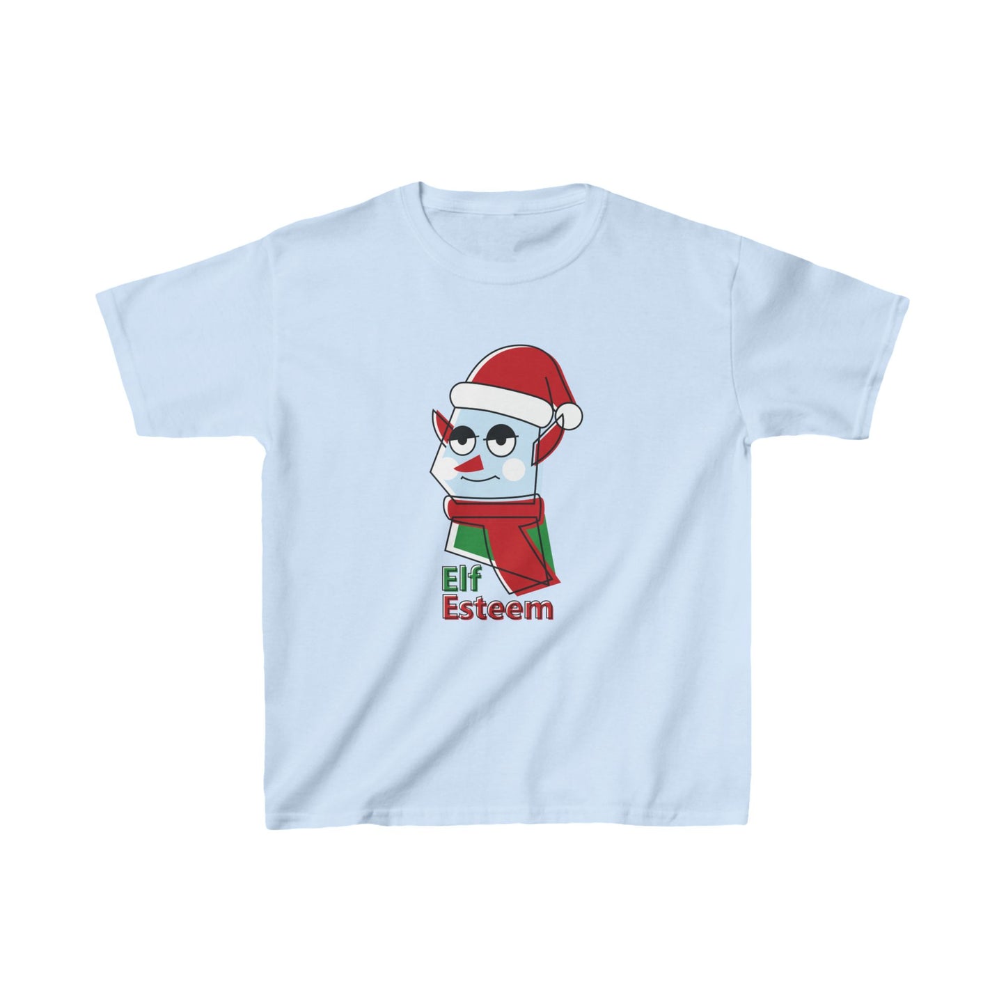 Christmas Unisex Kids T-Shirt - Elf Esteem Design