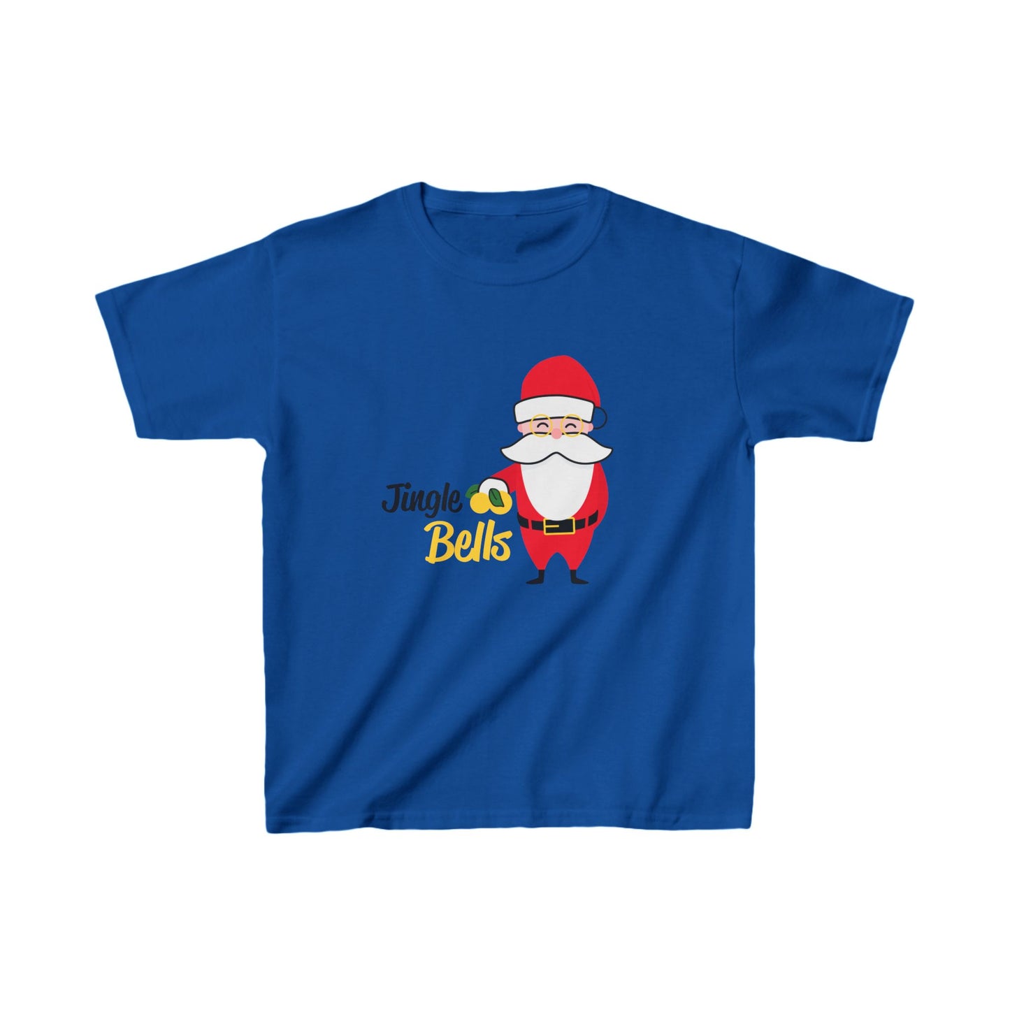 Christmas Unisex Kids T-Shirt - Jingle Bells Santa Design