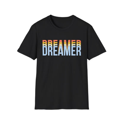 Motivational Unisex T-Shirt - Dreamer Echoes Design