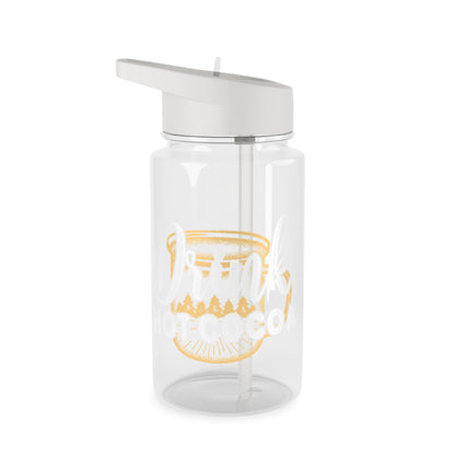 Tritan Water Bottle - Drink Hot Cocoa Design