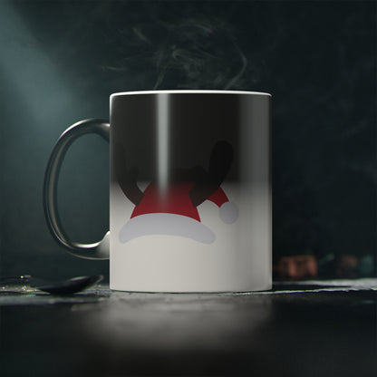 Christmas Color Changing Mug - Santa's Hat Design