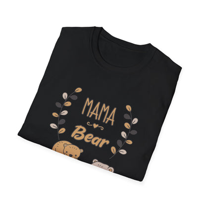 Mother's Day Unisex T-Shirt - Cute Mama Bear Design