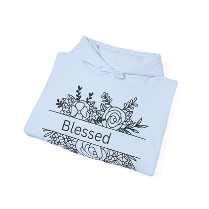 Christian Unisex Hooded Sweatshirt - Blessed Design