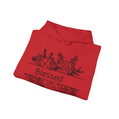 Christian Unisex Hooded Sweatshirt - Blessed Design