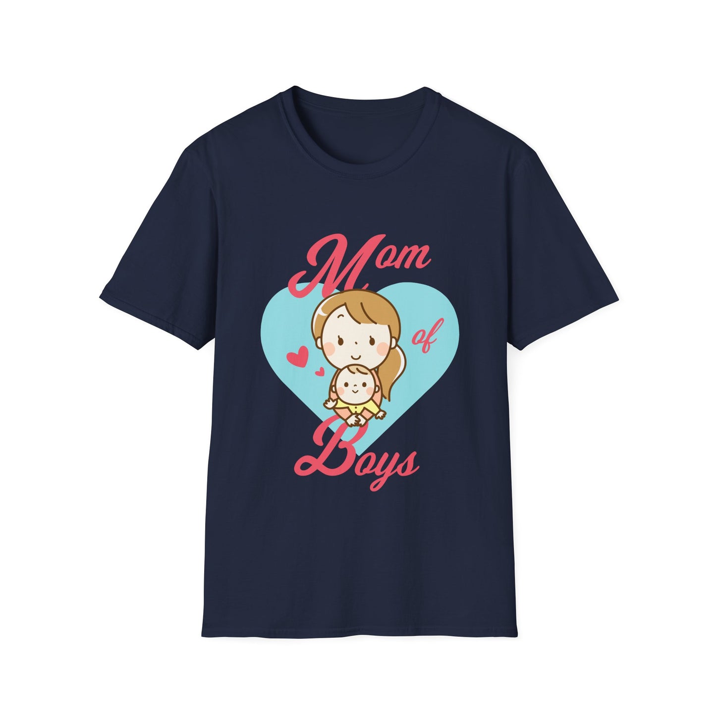 Mother's Day Unisex T-Shirt - Mom Of Boys Design