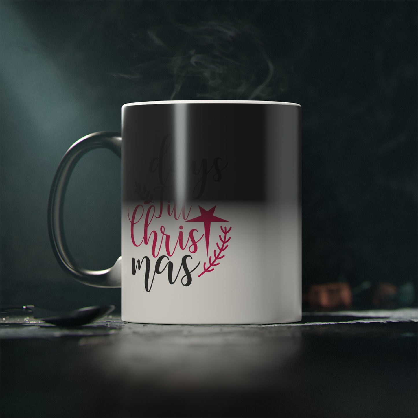 Christmas Color Changing Mug - Days Till Christmas Design