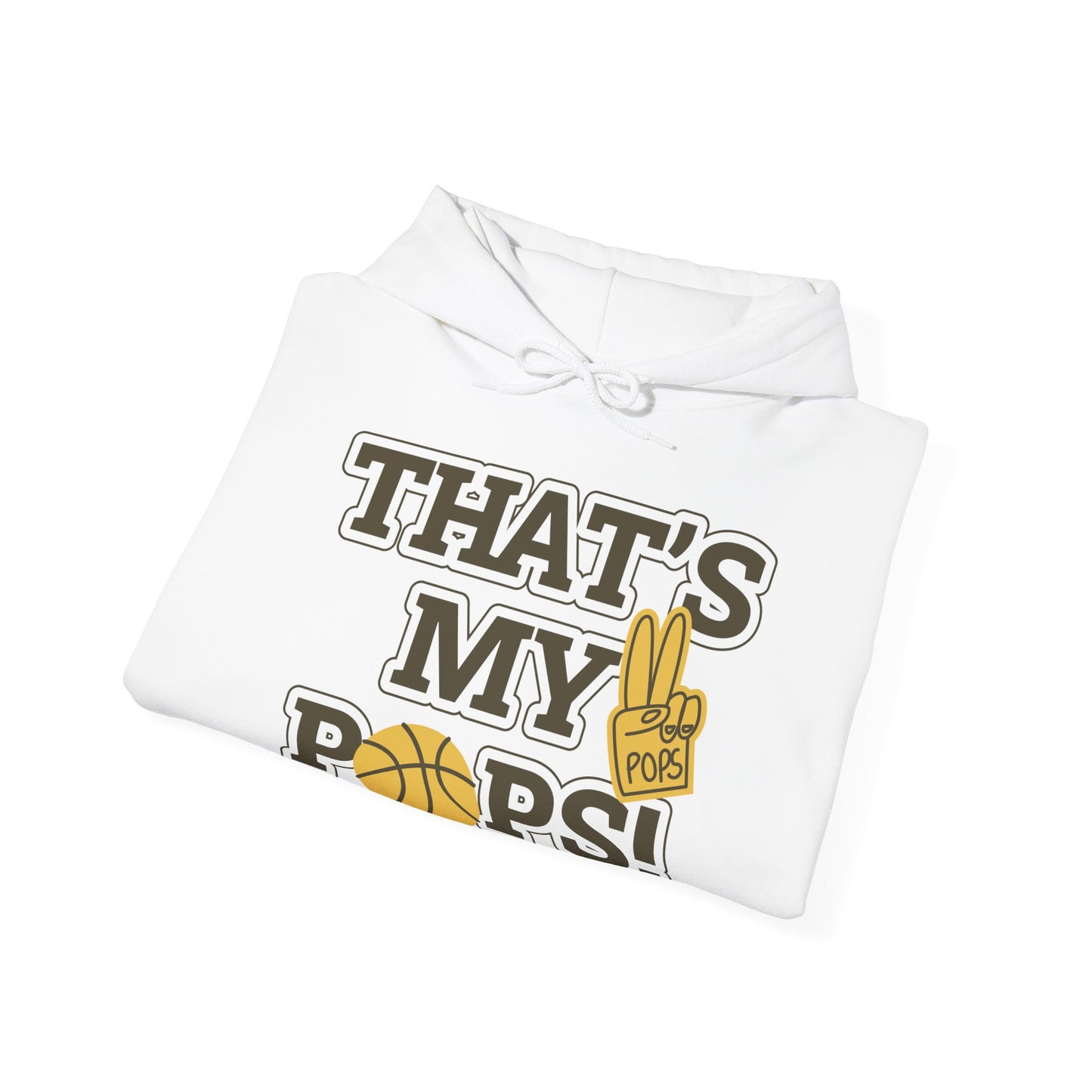 Father's Day Unisex Hooded Sweatshirt - That's My Pops! Design