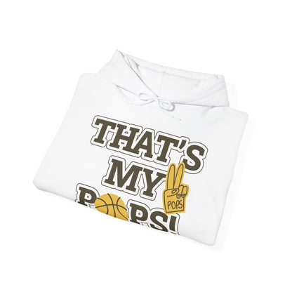 Father's Day Unisex Hooded Sweatshirt - That's My Pops! Design