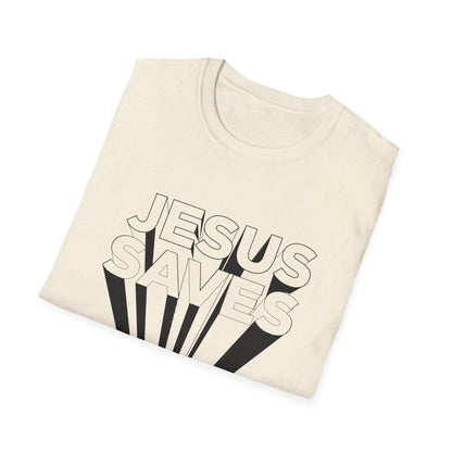 Christian Unisex T-Shirt - Jesus Saves All Design