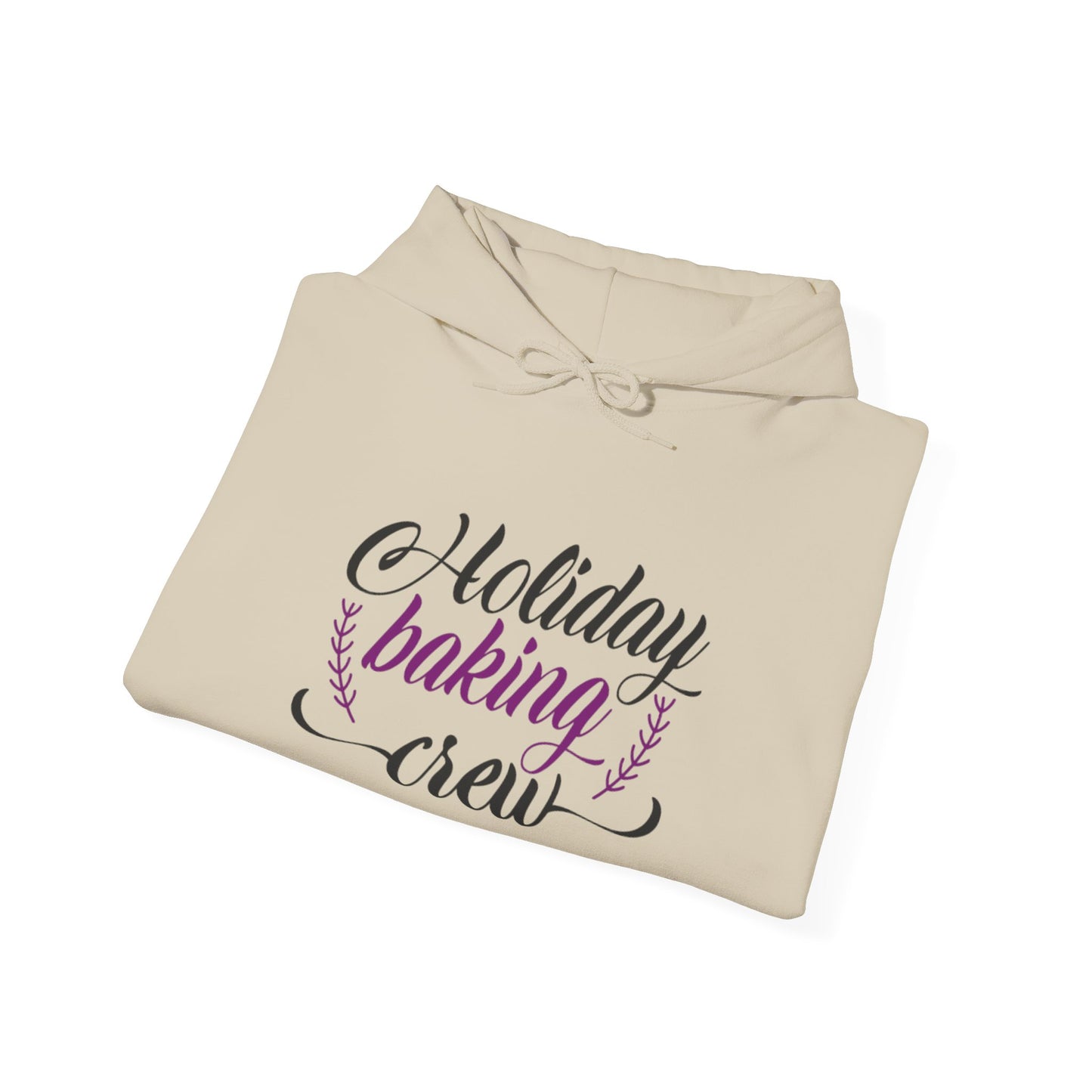 Christmas Unisex Hooded Sweatshirt - Holiday Baking Crew Design