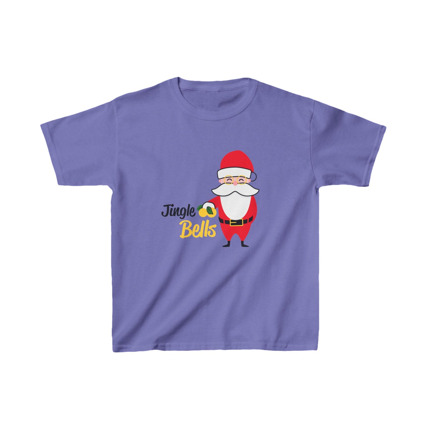 Christmas Unisex Kids T-Shirt - Jingle Bells Santa Design