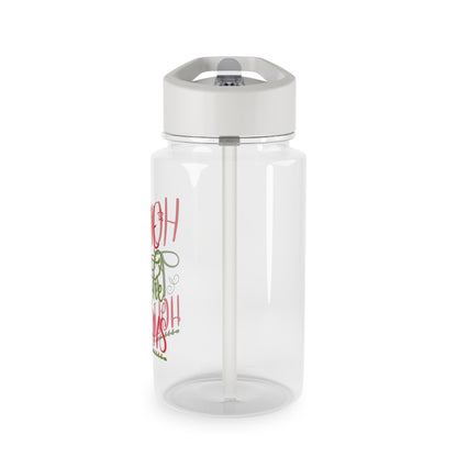 Tritan Water Bottle - Home For The Holidays Design