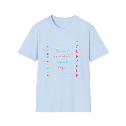 Motivational Unisex T-Shirt - Love Yourself Design