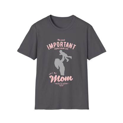 Mother's Day Unisex T-Shirt - Call Me Mom Design